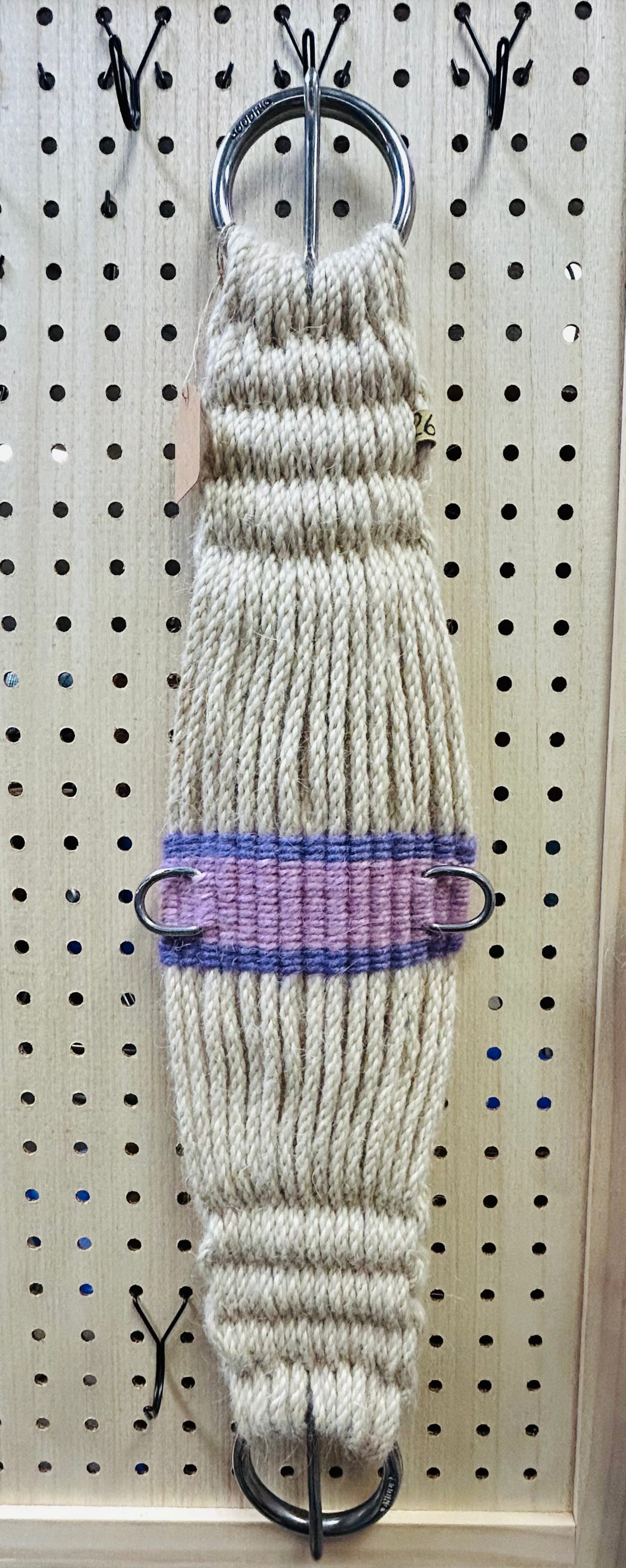 26” roper, pink/purple, 3/8” round buckle